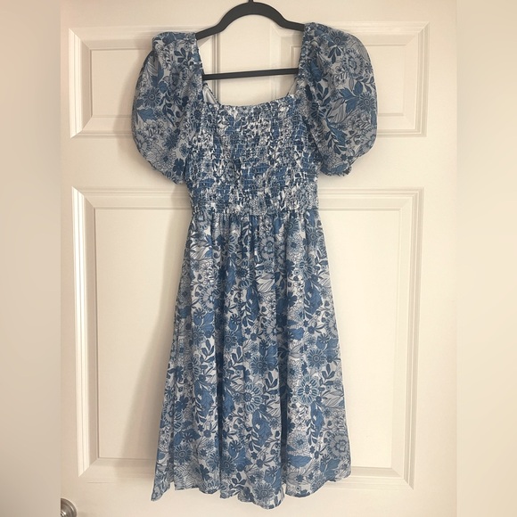 Sincerely Jules 💙 blue and white floral dress - Picture 3 of 3